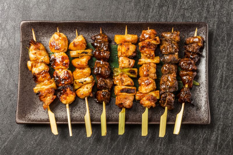 Yakitori – Gà xiên nướng trực tiếp trên lửa